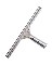 STAINLESS STEEL SQUEEGEE 16"