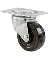 2.5" Rubber Swivel Caster 175lbs