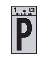 1" Vinyl Letter Reflective "P"