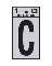 1" Vinyl Letter Reflective "C"