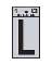 1" Vinyl Letter Reflective "L"