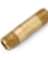 BRASS NIPPLE 1/2" X 3"