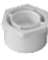PVC 2"X1" RED BUSHING SPGXS