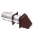 4" VENT HOOD BROWN