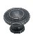 1-3/8" Decorative Knob Wrought Iron Black