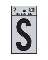 2" Vinyl Letter Reflective "S"