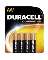 Duracell Coppertop Battery AA 4 Pack