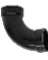 ABS 3" LONG TURN 90 ELBOW HXH