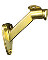 H-D HANDRAIL BRACKET BRT BRASS