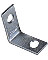 1" X 1/2" CORNER IRON ZINC PK4
