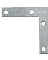 2-1/2X1/2"FLAT CRNR IRON ZNC PK4