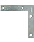 3-1/2X5/8" FLAT CRNR IRN ZNC PK4