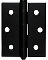HINGE SCREEN DOOR BLACK 3" PK2