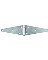 6" HEAVY STRAP HINGE ZINC EACH