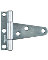 2" LIGHT T HINGE ZINC PK2
