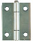HINGE SC NARROW LP ZINC 2" PK2