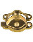 CRESCENT SASH LOCK BRIGHT BRASS