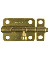 3" BARREL BOLT BRASS