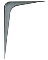 6" x 8" Shelf Bracket Gray