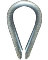 WIRE ROPE THIMBLE 3/8" ZINC