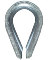 5/8" ROPE THIMBLE ZINC