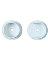POLE SOCKET SET WHT POLY 1-3/8"