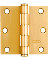 HINGE SC SATIN BRASS 3" PK2