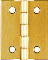 DOOR HINGE 1.5"X 1.25" S.BRASS