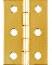 HINGE SC BROAD BRASS 2" PK2