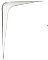 6" x 8" Shelf Bracket White