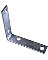 4" X 7/8" CORNER IRON ZINC