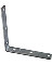 8" X 1-1/4" CORNER IRON ZINC