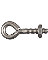 EYE BOLT W/NUT 3/16"X1-1/2" S/S