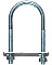 U BOLT 5/16"X 2"X 4-1/2" ZINC