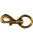 BOLT SNAP 1" RND SWIV EYE BRASS