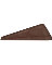 RUBBER DOOR WEDGE BROWN
