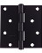HINGE SC SATIN BLACK 4" PK1