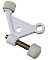 HINGE PIN DOOR STOP WHITE