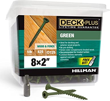 5LB 2x8 GRN Deck Screw