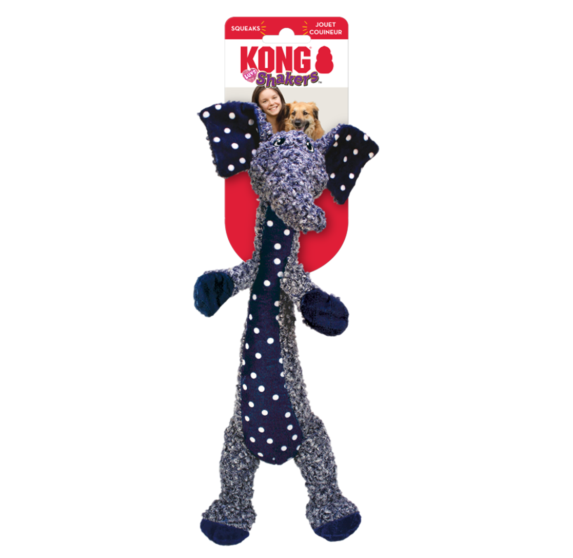 Kong Shaker Luvs Elephant Dog Toy Small