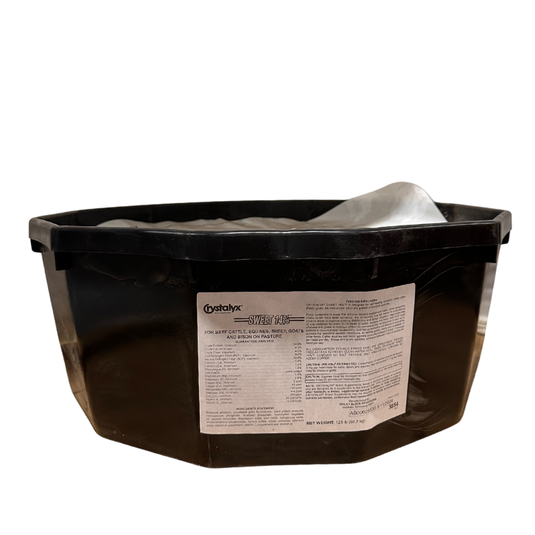 Crystalyx Sweet 14% Tub 125 lb