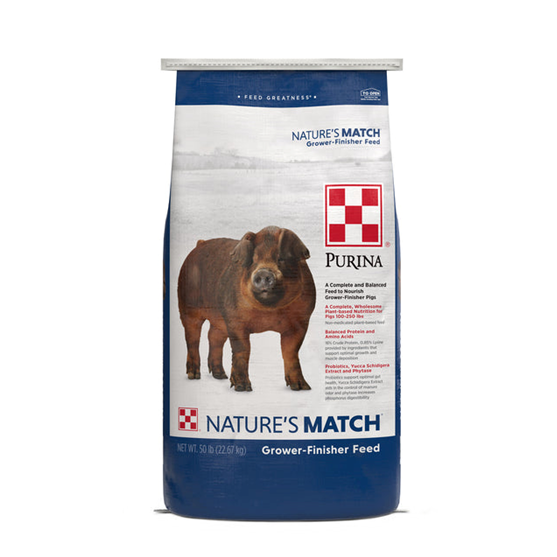 Purina Nature's Match Swine Grower-Finisher 50 lb