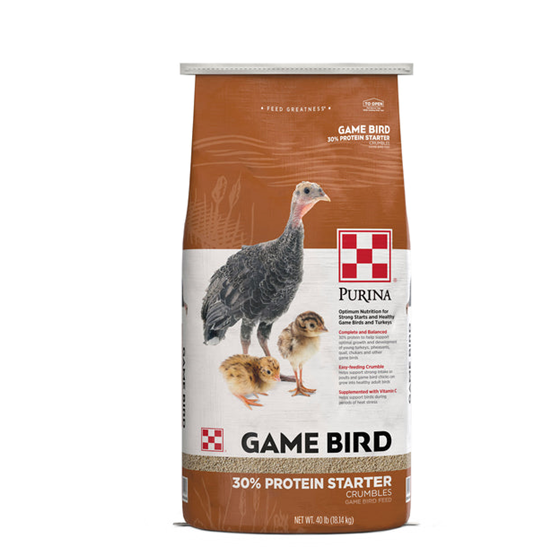 Purina Game Bird 30% Protein Startena 40 lb