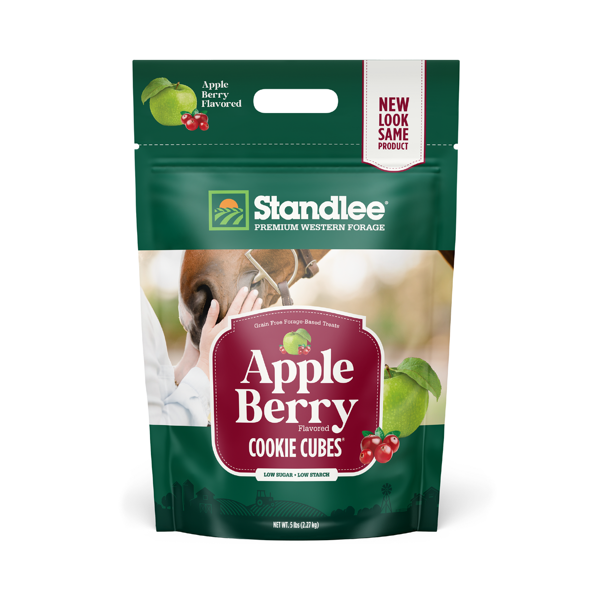 Standlee Apple & Berry Cookie Cubes Horse Treats 5 lb