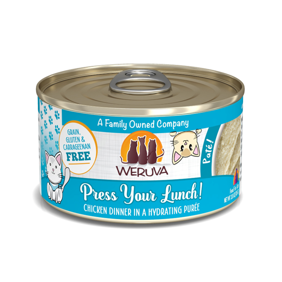 Weruva Grain Free Pate Press Your Lunch 5.5 oz Cat Food