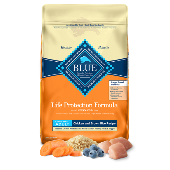 Blue Buffalo Chicken & Rice Large Breed 30 lb Dog Food