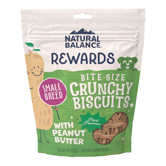 Natural Balance Vegetarian Peanut Butter Small breed Dog Treat 8 oz