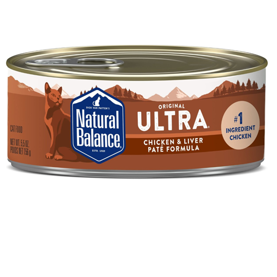 Natural Balance Pate Chicken & Liver 5.5 oz Cat Food