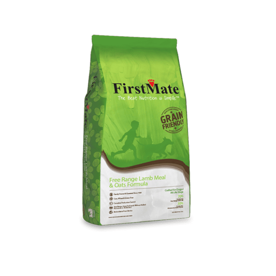 First Mate Grain Friendly Lamb Oats 25 lb Dog Food