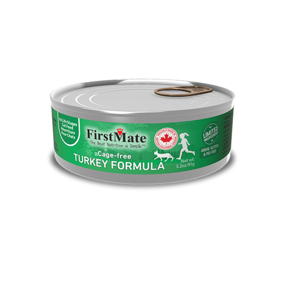 First Mate L.I.D. Turkey 5.5 oz Cat Food